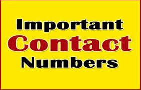 IMPORTANT CONTACT DETAILS
